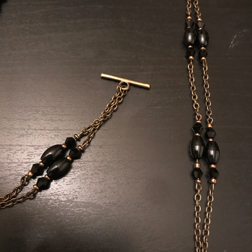 ๐HP๐ 2 Ways to Wear Handmade - Brass/Black Heart - Picture 8 of 8